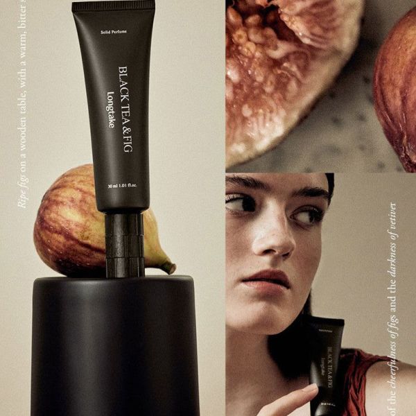 Longtake Solid Perfume Black Tea & Fig 30ml - EmpressKorea