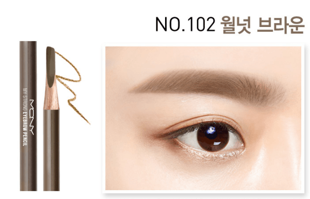 MACQUEEN New York My Strong Eyebrow Pencil - Hard Powder (5 Colors) - EmpressKorea