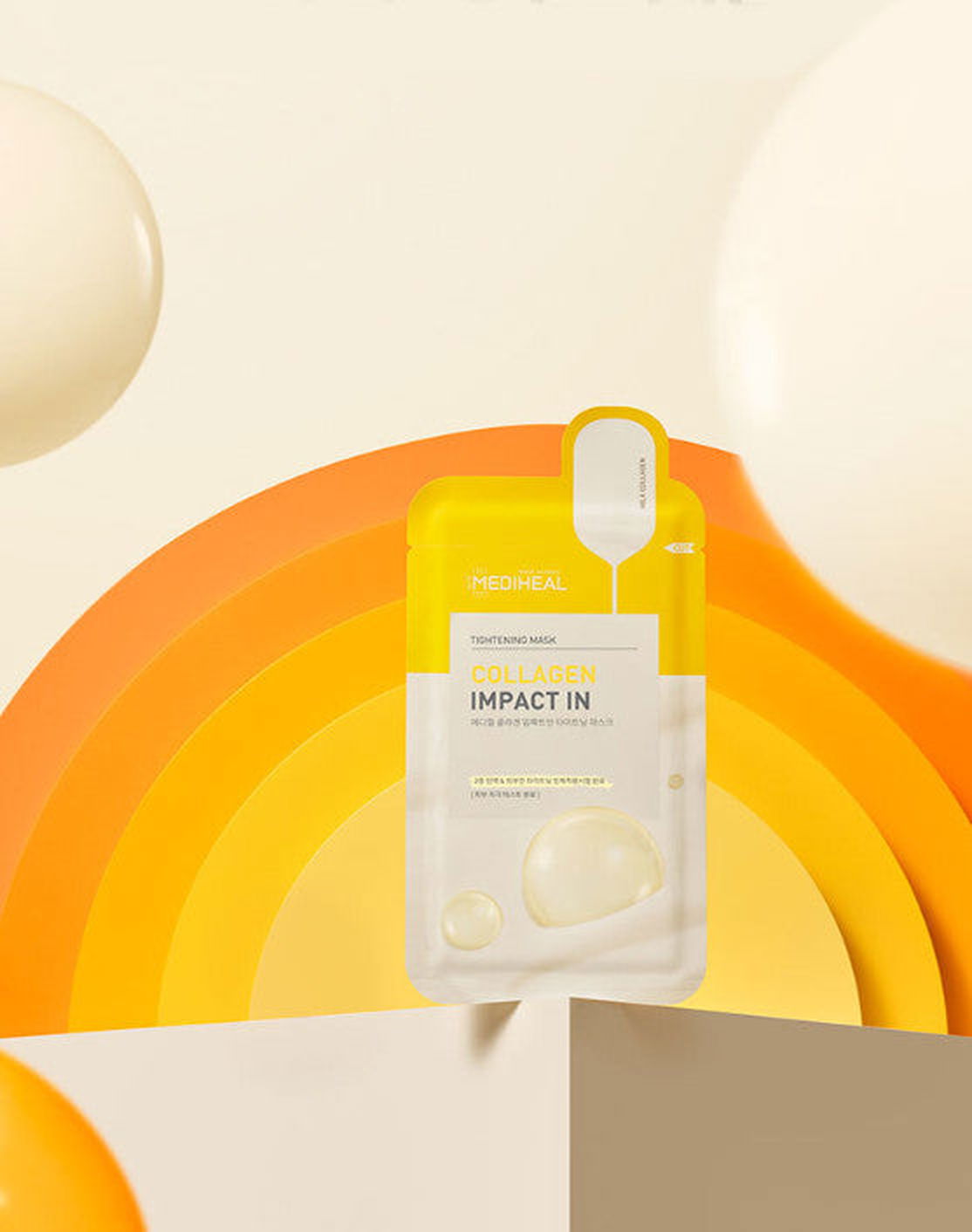 MEDIHEAL Collagen Impact In Tightening Mask 10*22ml - EmpressKorea