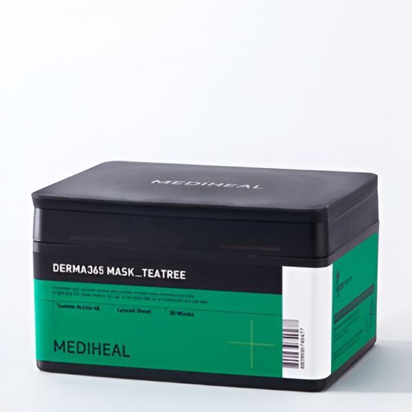 MEDIHEAL Derma365 Mask Tea Tree 30sheets 350ml - EmpressKorea