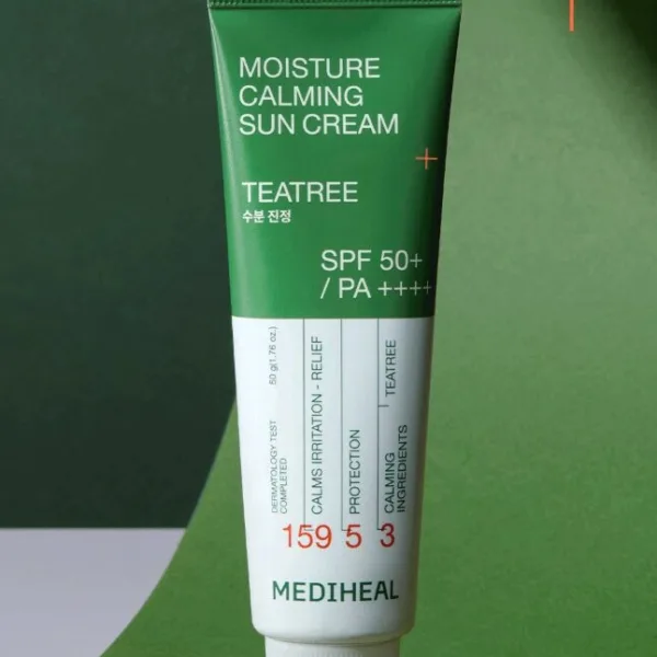 MEDIHEAL Tea Tree Moisture Soothing Sun Cream 50ml - EmpressKorea