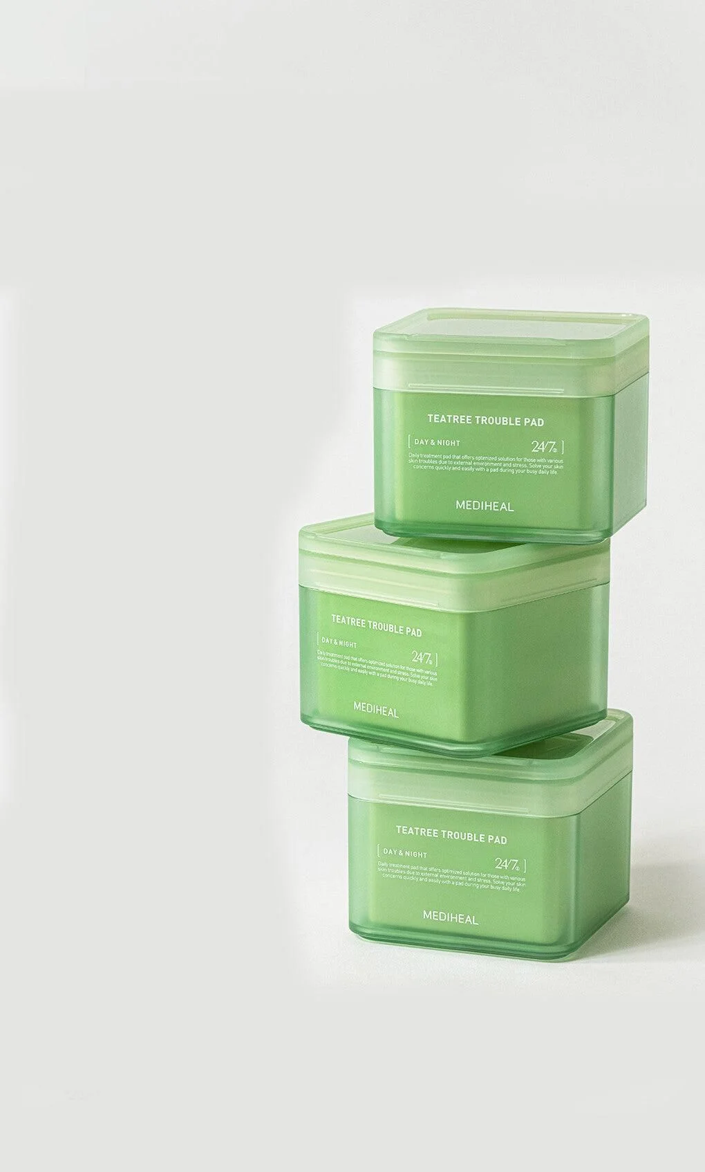 MEDIHEAL Tea Tree Trouble Pad 100Pads , Refil 100Pads - EmpressKorea