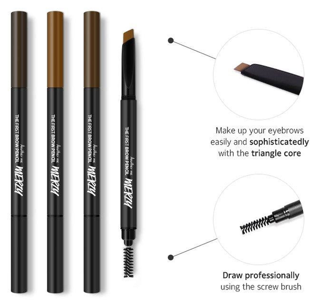 MERZY The First Brow Pencil (4 Colors) 0.3g - EmpressKorea