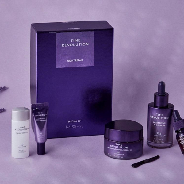 MISSHA Time Revolution Night Repair 2 Items Special Set 5X - EmpressKorea