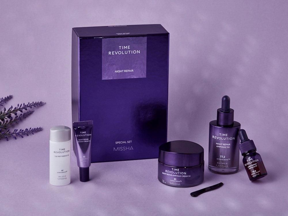 MISSHA Time Revolution Night Repair 2 Items Special Set 5X - EmpressKorea