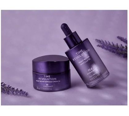 MISSHA Time Revolution Night Repair 2 Items Special Set 5X - EmpressKorea