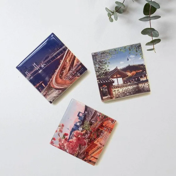 MLAB Korea Famous Place Photo Tile Magnet Refrigerator Magnet - EmpressKorea