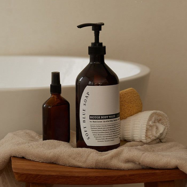 MUMCHIT Biotox Body Wash Soft Blue Soap 1000ml - EmpressKorea