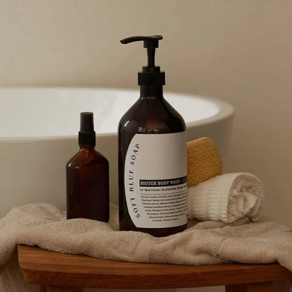 MUMCHIT Biotox Body Wash Soft Blue Soap 1000ml - EmpressKorea