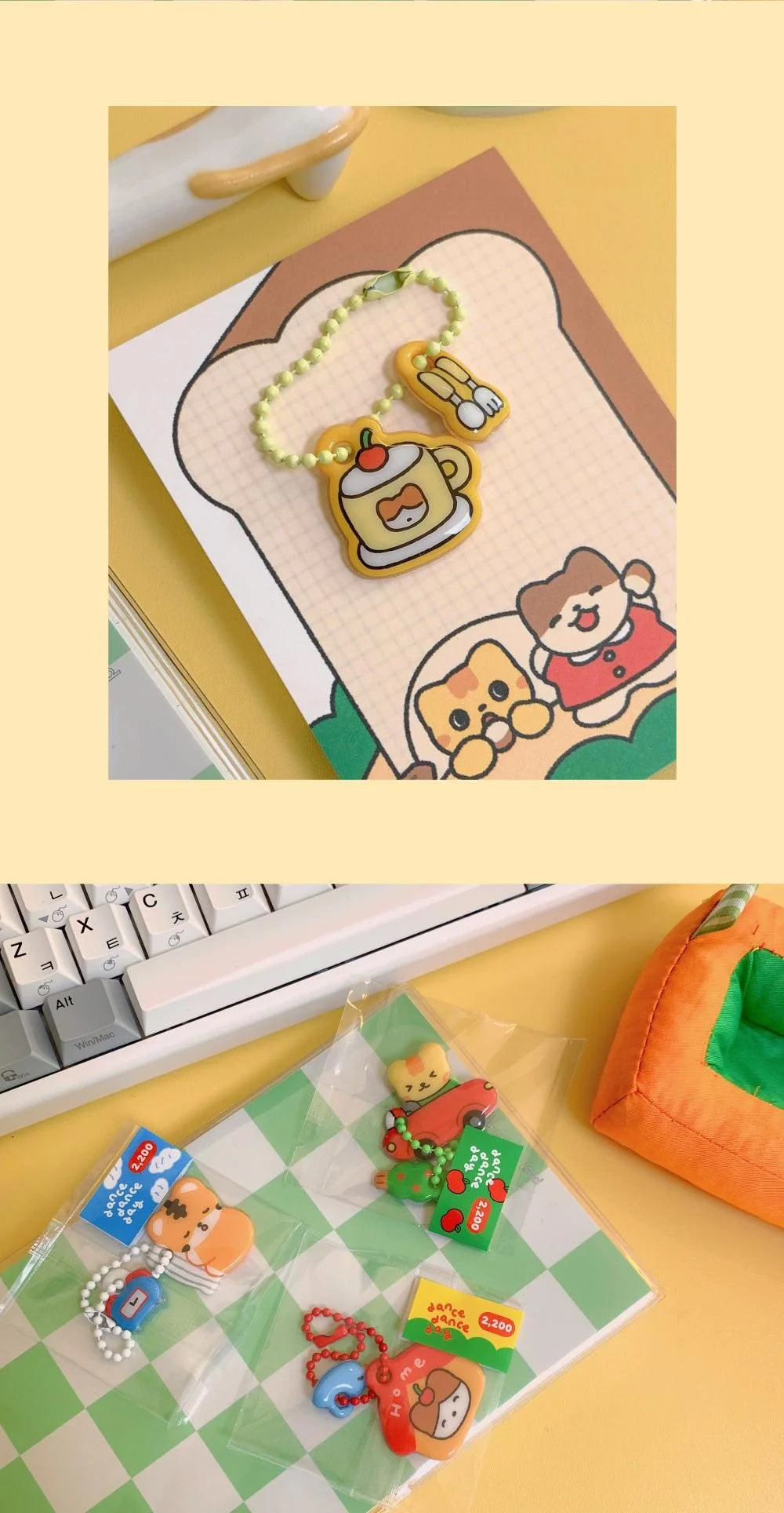 Mallang Key Rings 6 kinds - EmpressKorea