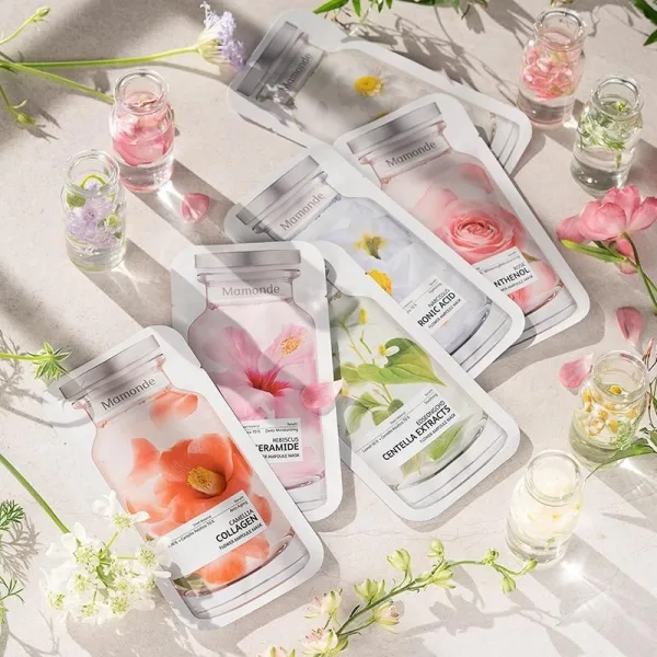 Mamonde FLOWER AMPOULE MASK 23ml 10pcs - EmpressKorea