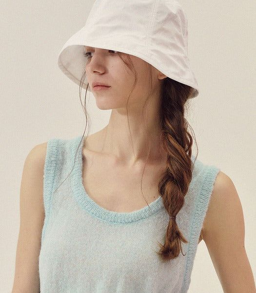 Marchen Larry anorak string bucket hat_3color - EmpressKorea