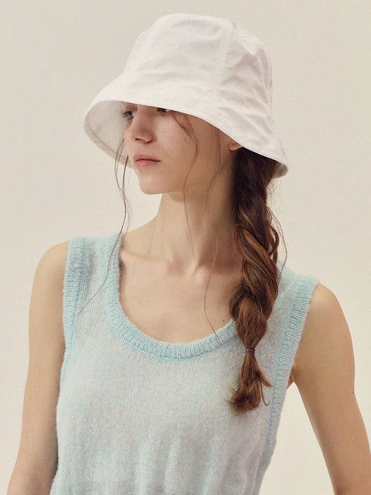 Marchen Larry anorak string bucket hat_3color - EmpressKorea