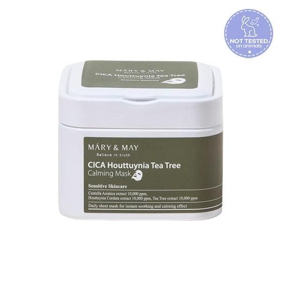 Mary&May Cica Houttuynia Tea Tree Calming Mask 400g 30EA - EmpressKorea