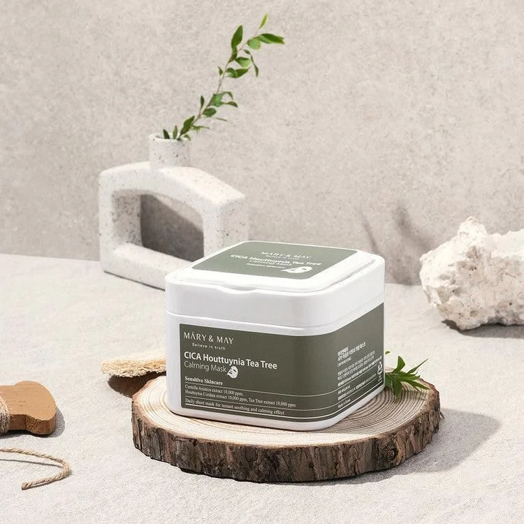 Mary&May Cica Houttuynia Tea Tree Calming Mask 400g 30EA - EmpressKorea