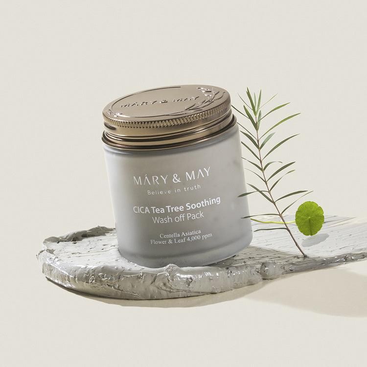 Mary&May Cica Tea Tree Soothing Wash Off Mask 125g - EmpressKorea