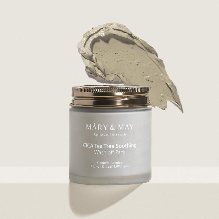 Mary&May Cica Tea Tree Soothing Wash Off Mask 125g - EmpressKorea