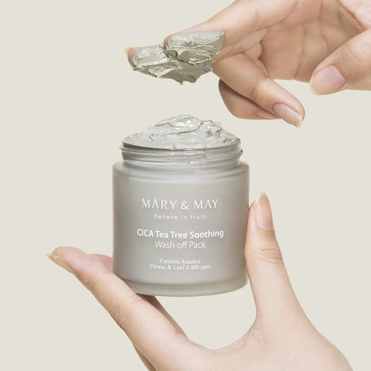 Mary&May Cica Tea Tree Soothing Wash Off Mask 125g - EmpressKorea