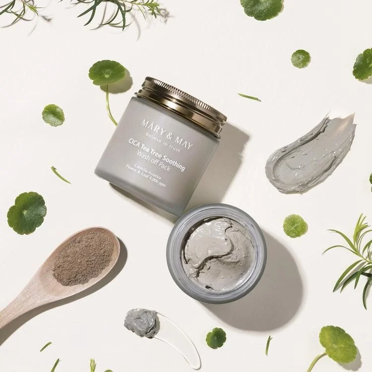 Mary&May Cica Tea Tree Soothing Wash Off Mask 125g - EmpressKorea