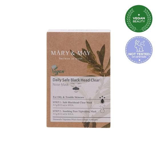 Mary&May Daily Safe Blackhead Clear Nose Mask Pack 10ea - EmpressKorea