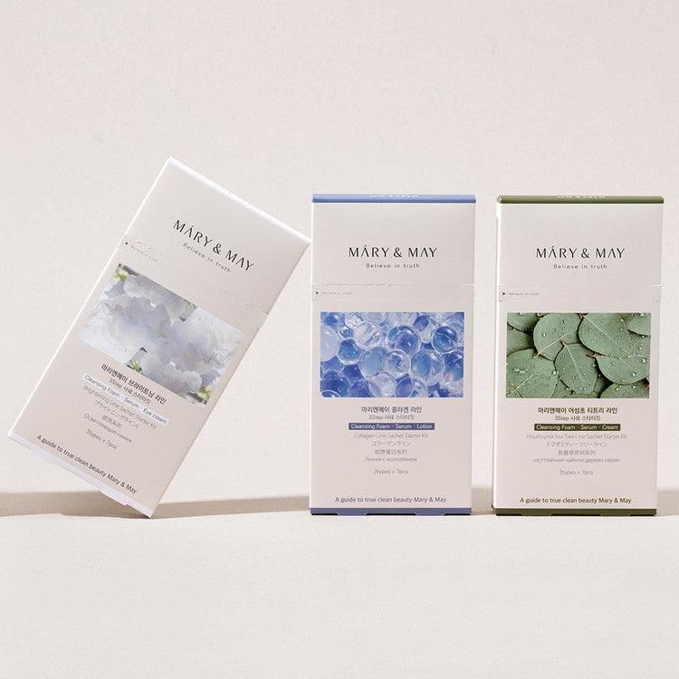 Mary&May Houttuynia Tea Tree Line 3 Step Sachet Starter Kit 7EA - EmpressKorea