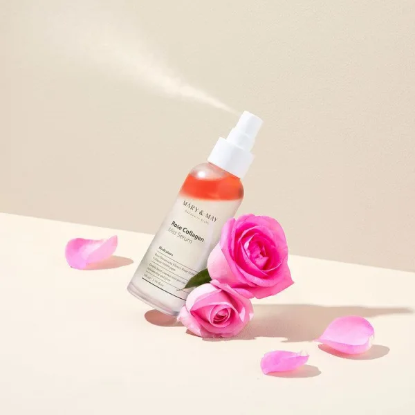 Mary&May Rose Collagen Mist Serum 100ml - EmpressKorea
