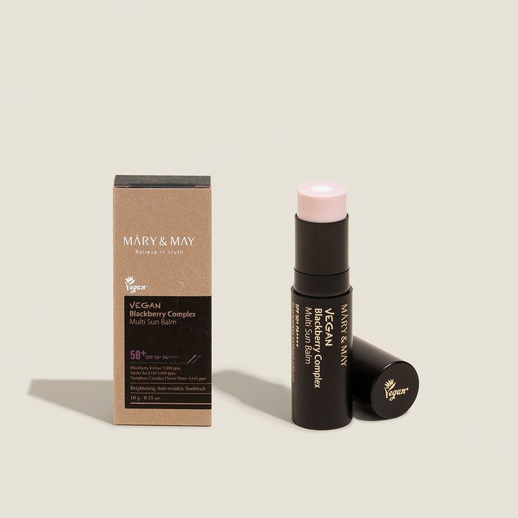 Mary&May Vegan Blackberry Complex Multi Sun balm SPF50+ PA++++ 10g - EmpressKorea
