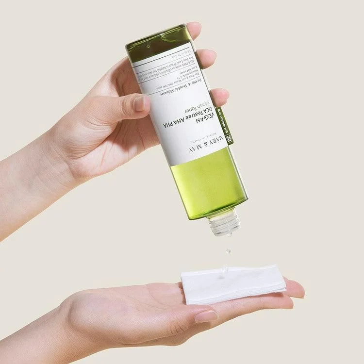 Mary&May Vegan CICA Tea Tree AHA PHA Toner 200ml - EmpressKorea