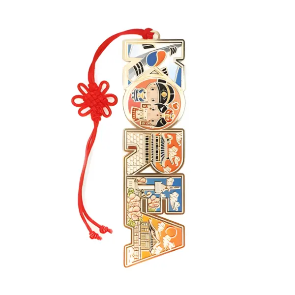 Metal Traditional Bookmark Korea - EmpressKorea