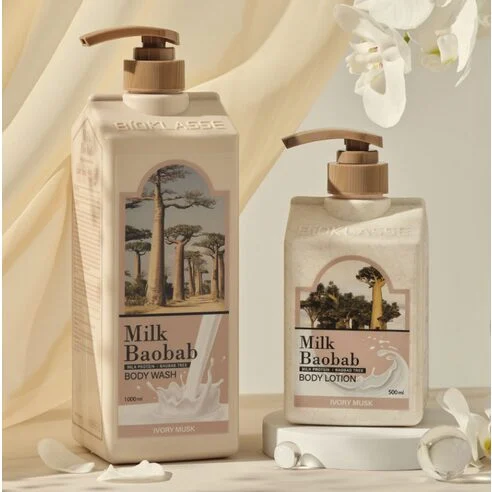 Milk Baobab Body Lotion Ivory Musk 500ml - EmpressKorea