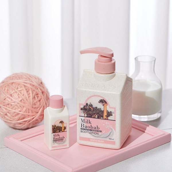 Milk Baobab Body Lotion White Musk  500ml - EmpressKorea