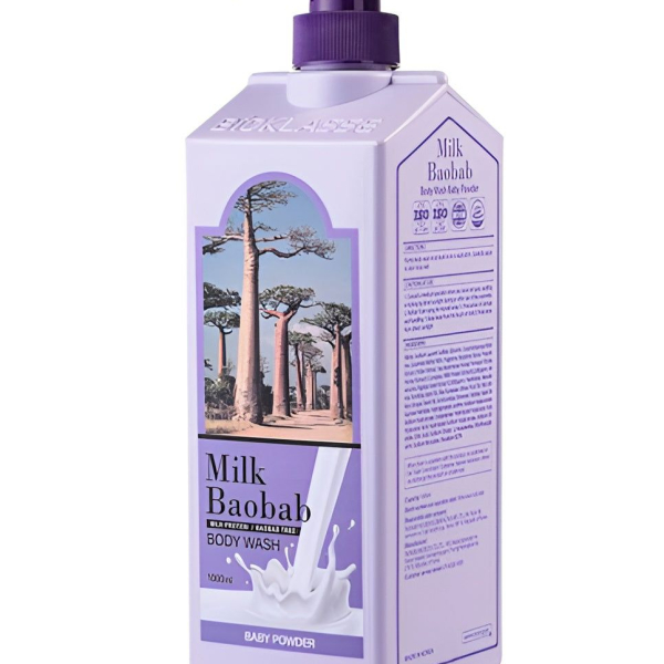 Milk Baobab Body Wash Baby Powder 1000ml - EmpressKorea