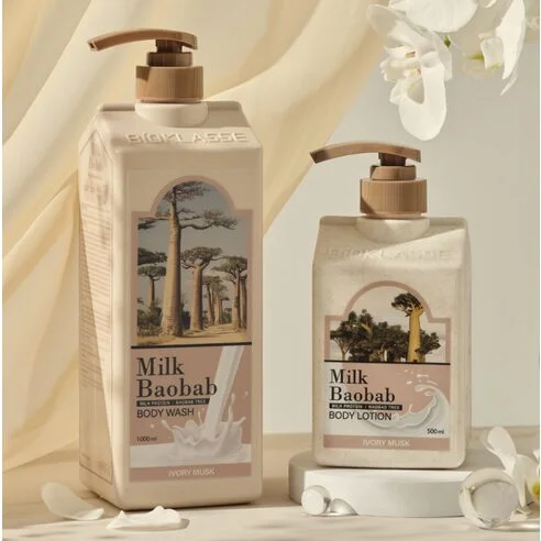 Milk Baobab Body Wash Ivory Musk 1000ml - EmpressKorea
