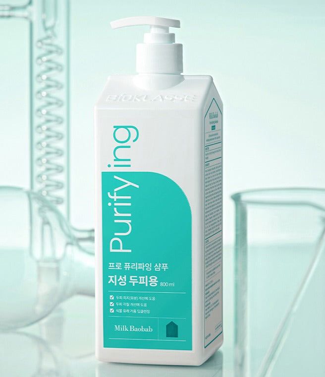 Milk Baobab Pro Purifying Shampoo for Oily Scalp 800ml - EmpressKorea