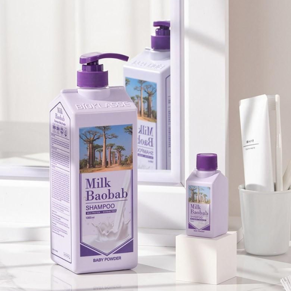 Milk Baobab Shampoo Baby Powder 500ml 1000ml - EmpressKorea