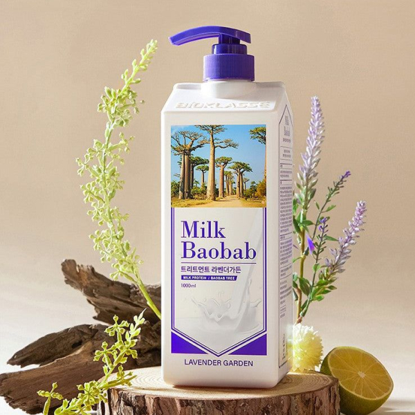 Milk Baobab Treatment Lavender Garden 1000ml - EmpressKorea