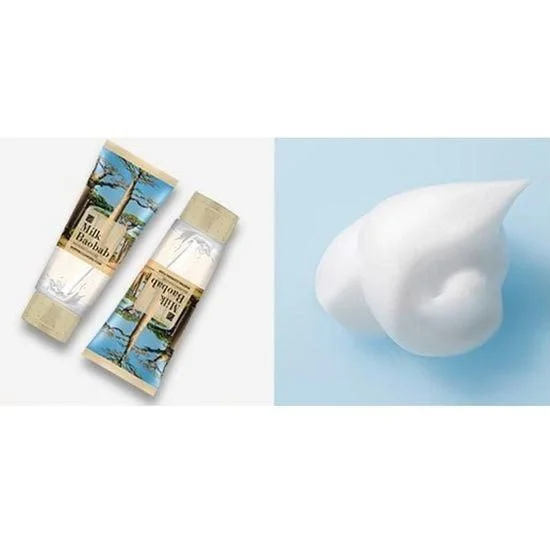 Milk Baobab Whipping Cleansing Foam 120ml - EmpressKorea
