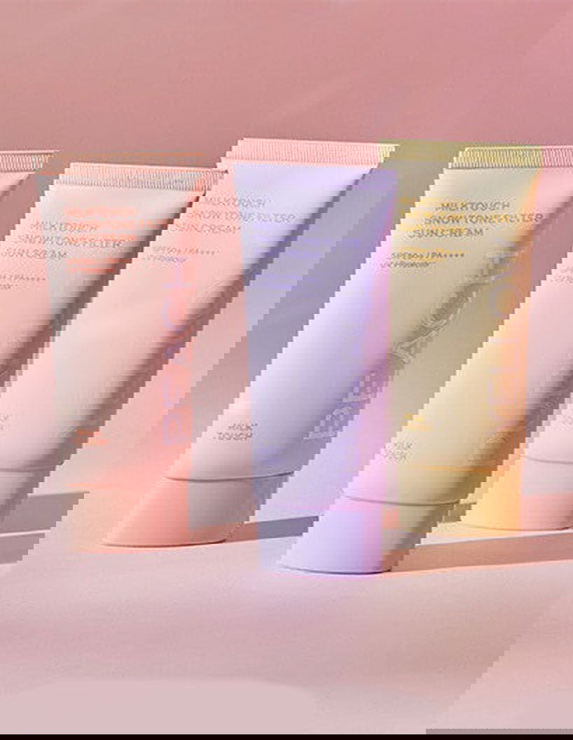 Milk Touch Snow Tone Filter Sun Cream 50ml - EmpressKorea