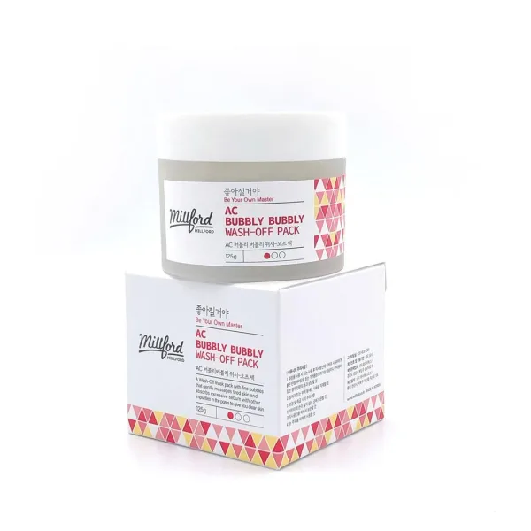 Millford AC Bubbly Bubbly Wash-Off Pack 125g - EmpressKorea