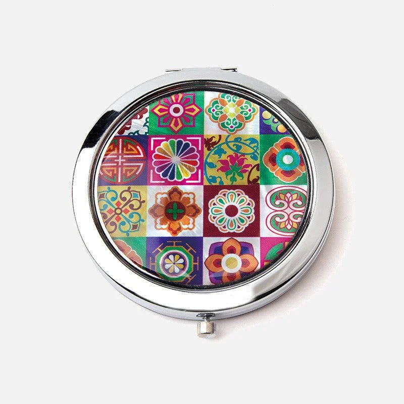 Mother-of-pearl Hand Mirror - Gungbo made in Korea - EmpressKorea