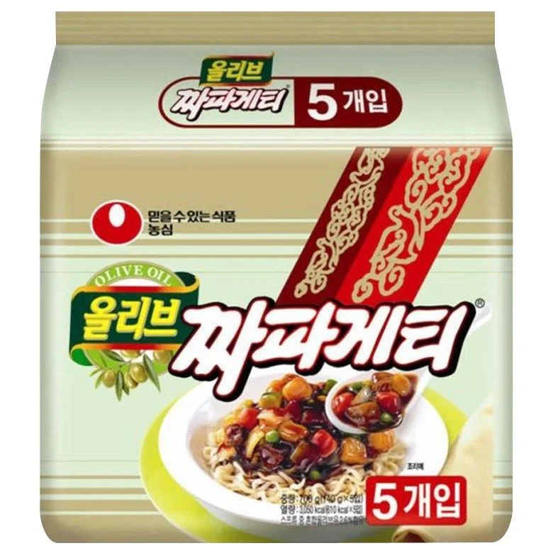농심 Olive Chapagetti 10 packs - EmpressKorea