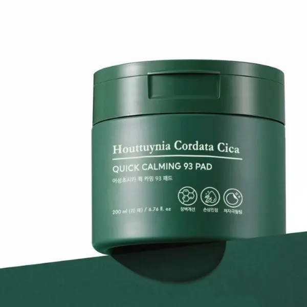 TONYMOLY Houttuynia Cordata Cica Quick Calming 93 Pad 200ml 70pads - EmpressKorea