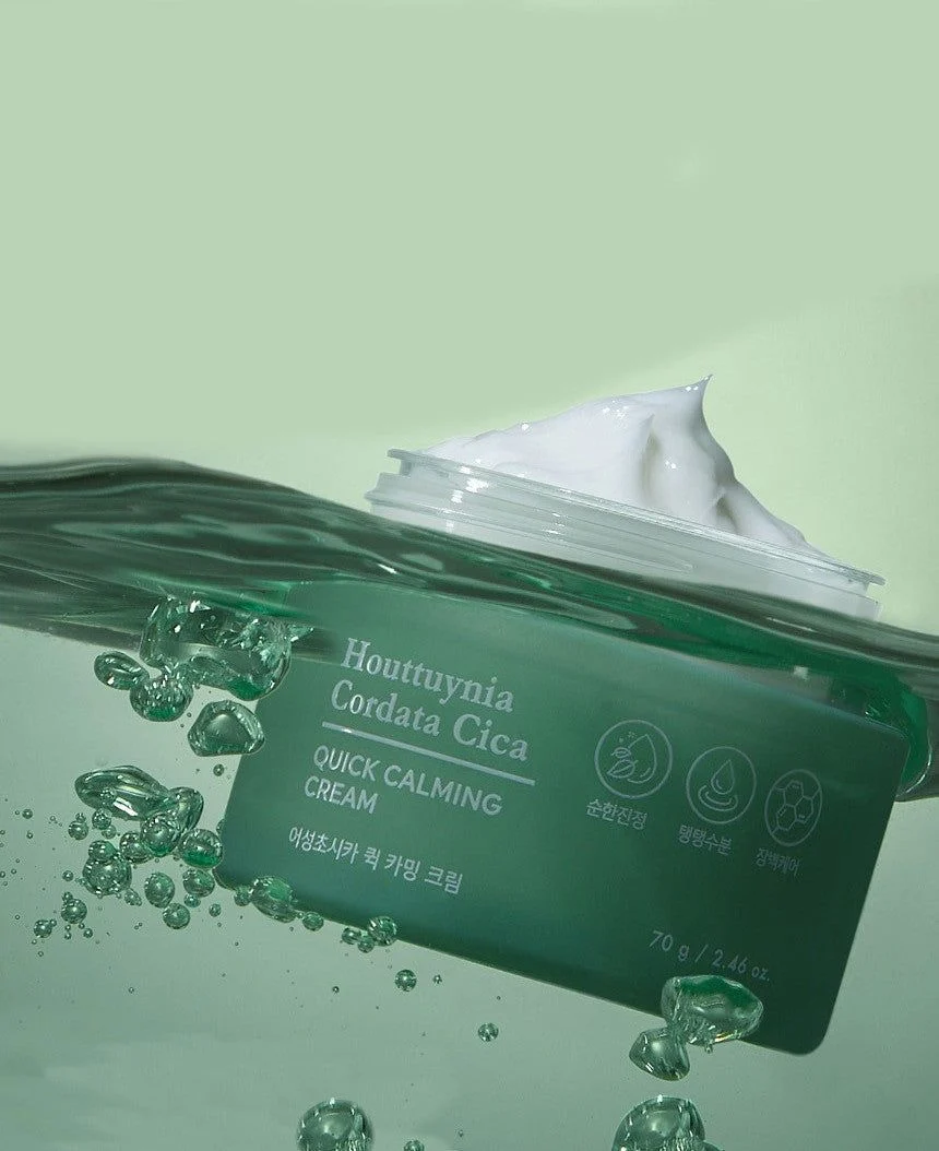 TONYMOLY Houttuynia Cordata Cica Quick Calming Cream 70g - EmpressKorea