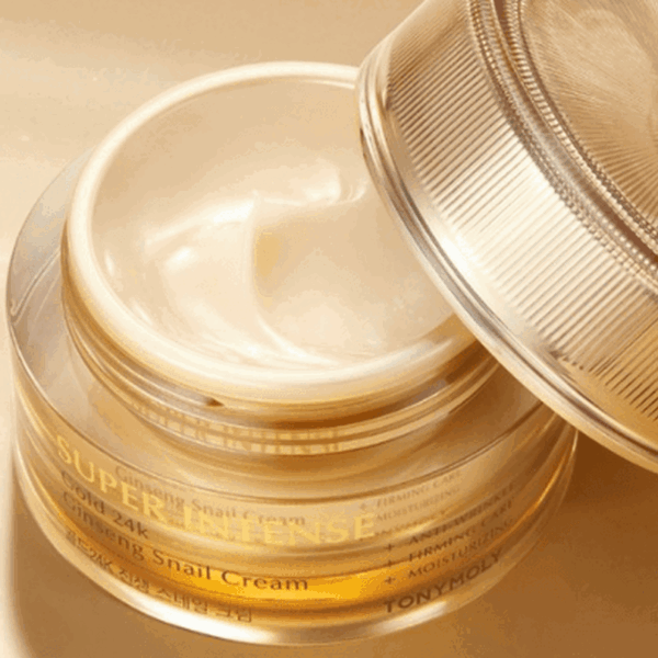 TONYMOLY Super Intense Gold 24K Ginseng Snail Cream 50ml - EmpressKorea