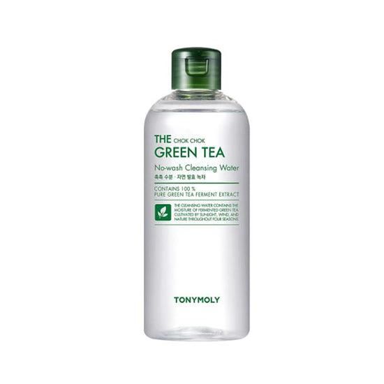 TONYMOLY The Chok Chok Green Tea No-Wash Cleansing Water 500ml - EmpressKorea