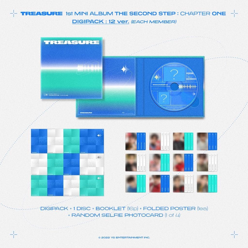 TREASURE - 1st Mini Album - The Second Step: Chapter One (Digipack Ver.) - EmpressKorea