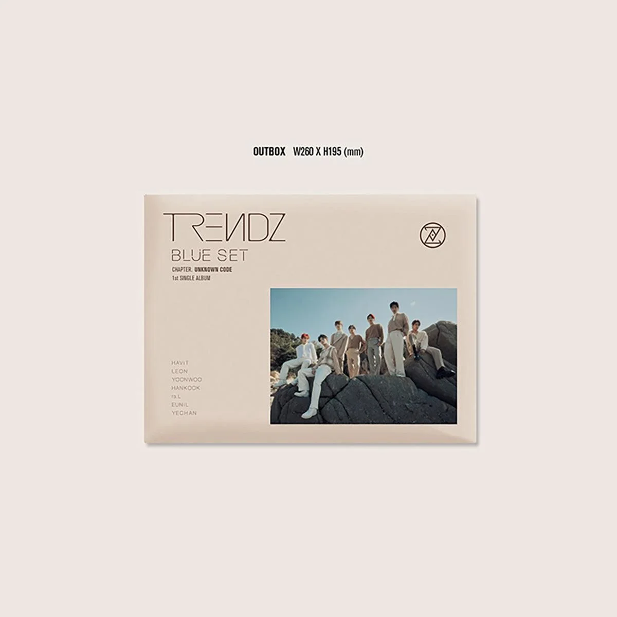 TRENDZ - 1st Single Album: BLUE SET Chapter. UNKNOWN CODE - EmpressKorea