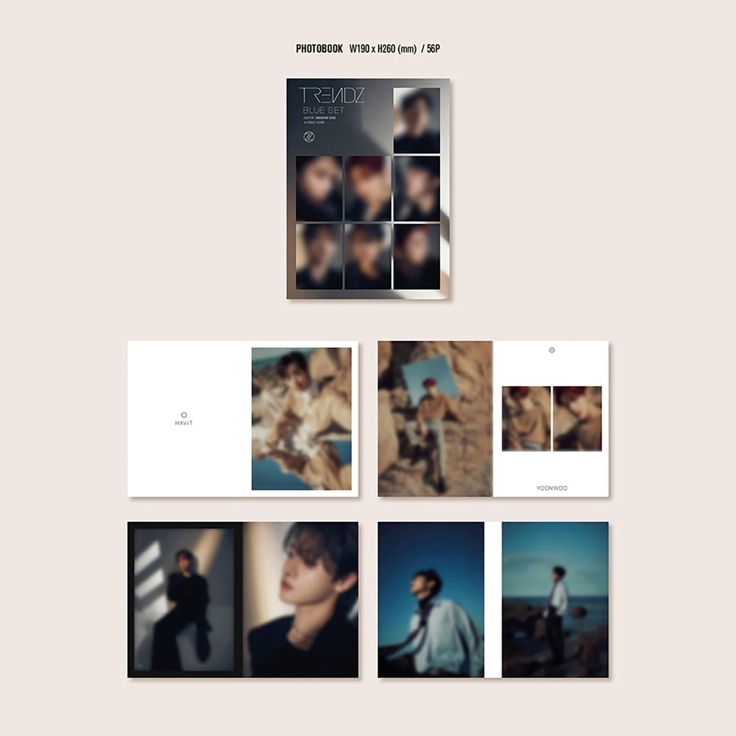 TRENDZ - 1st Single Album: BLUE SET Chapter. UNKNOWN CODE - EmpressKorea