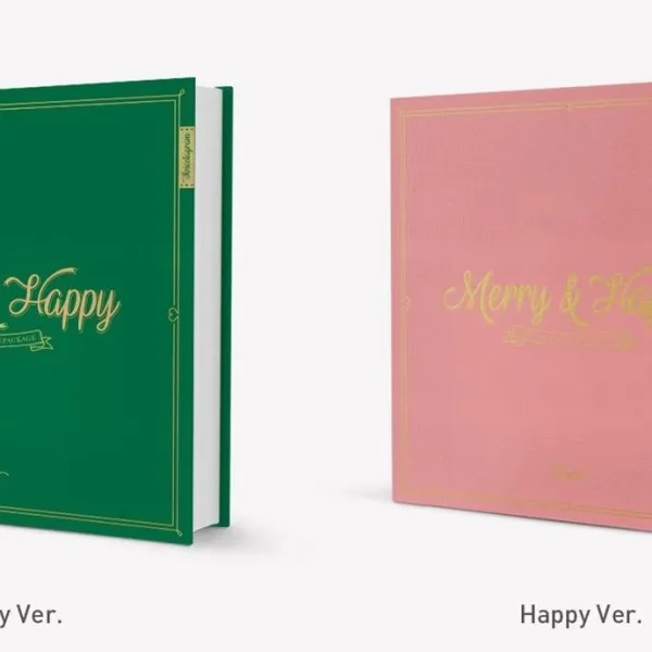 TWICE - 1st Album Repackage: Merry & Happy (Random delivery) - EmpressKorea
