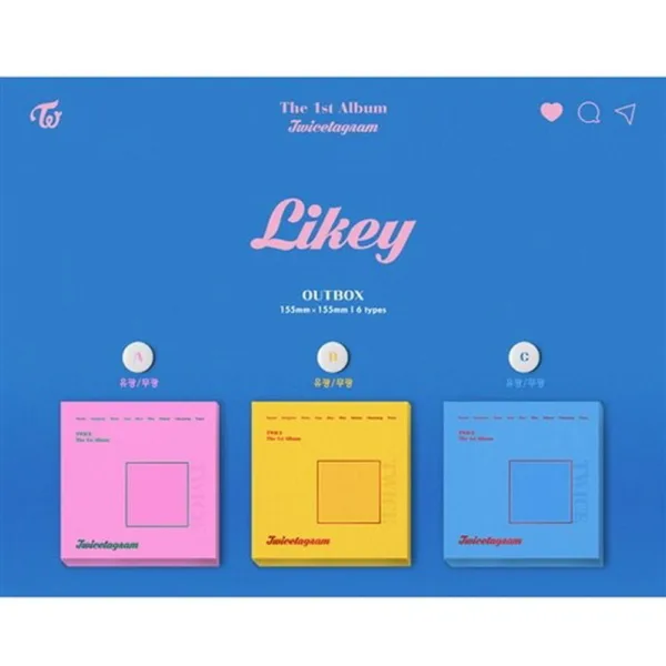 TWICE - 1st Album Twicetagram [1 out of 6 types random delivery] - EmpressKorea